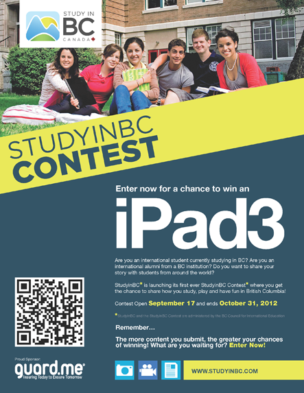 Click to Download the StudyinBC Contest Poster